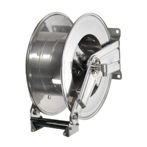 ENROLLADOR RETRACTIL 15 MTS 200 BAR (E) 1" ACERO INOX AISI 304